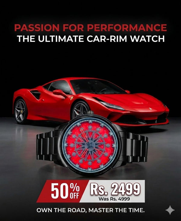 The Spin Wheal Baisheng Crimson Kinetic Avant-Garde Design Meets Industrial Edge