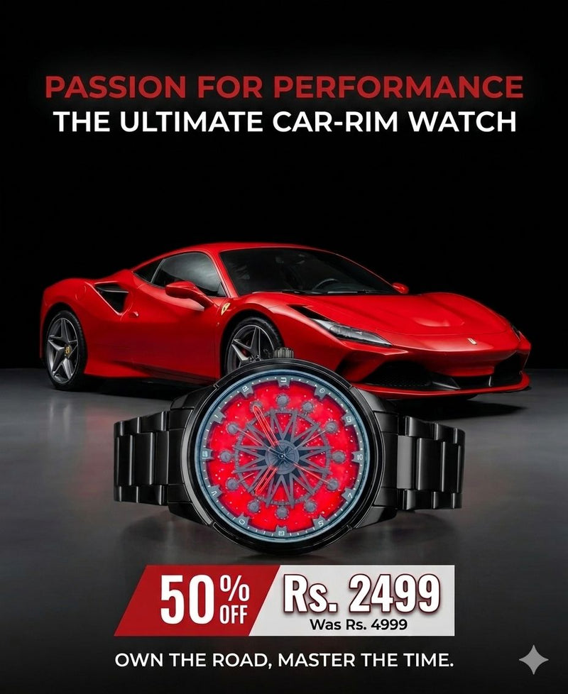 The Spin Wheal Baisheng Crimson Kinetic Avant-Garde Design Meets Industrial Edge